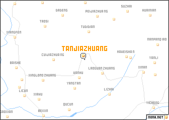 map of Tanjiazhuang