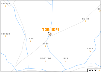 map of Tanjikei