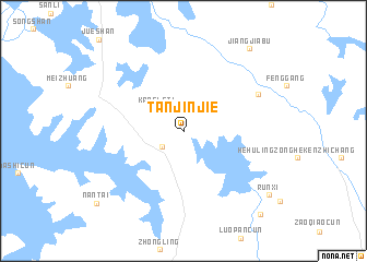 map of Tanjinjie