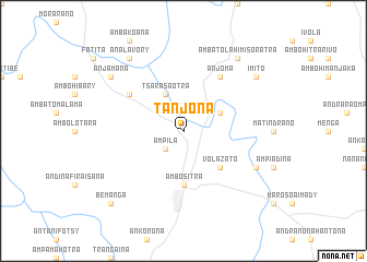 map of Tanjona