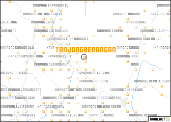 map of Tanjong Berangan