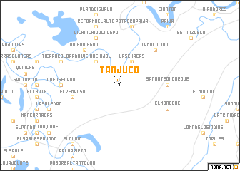 map of Tanjuco