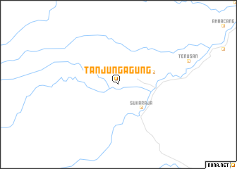 map of Tanjungagung