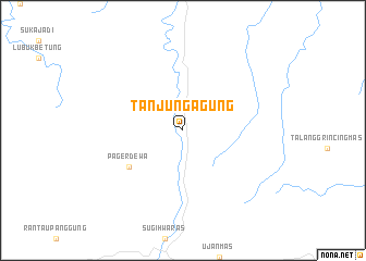 map of Tanjungagung