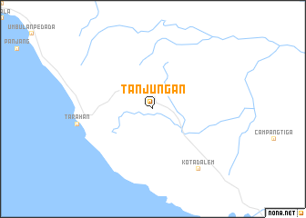 map of Tanjungan