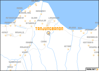 map of Tanjungbanon
