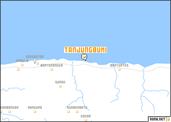 map of Tanjungbumi