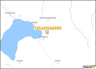 map of Tanjungheran