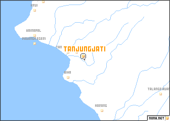 map of Tanjungjati