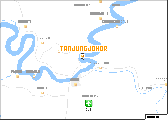 map of Tanjungjohor