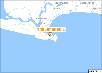 map of Tanjungkecil