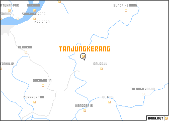 map of Tanjungkerang