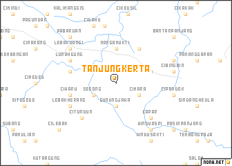 map of Tanjungkerta