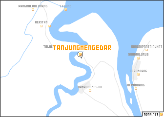 map of Tanjungmengedar