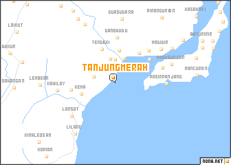 map of Tanjungmerah