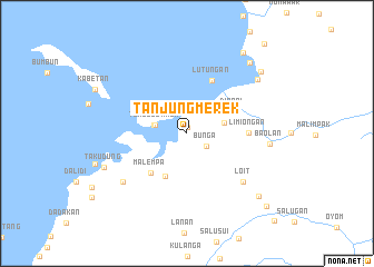 map of Tanjungmerek