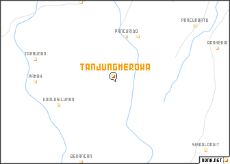 map of Tanjungmerowa