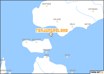 map of Tanjungpalama