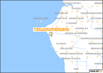 map of Tanjung Piandang