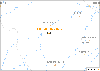 map of Tanjungraja