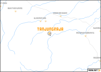 map of Tanjung Raja