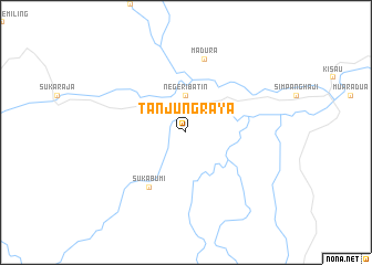 map of Tanjungraya
