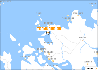 map of Tanjungriau