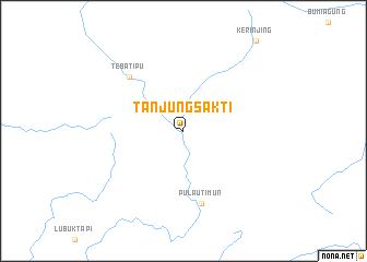 map of Tanjungsakti