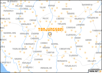 map of Tanjungsari