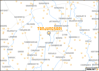 map of Tanjungsari