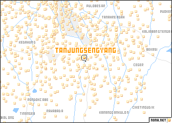 map of Tanjungsengyang