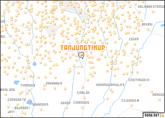 map of Tanjung-timur