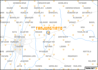 map of Tanjungtirto