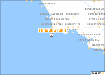 map of Tanjung Tuan