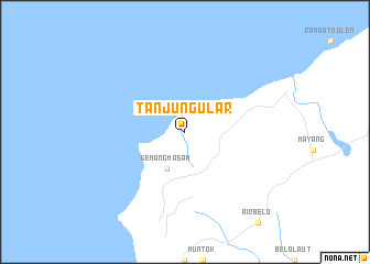 map of Tanjungular