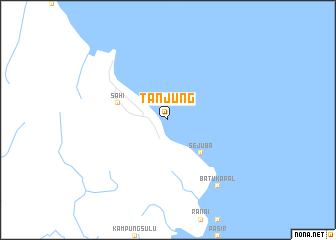 map of Tanjung