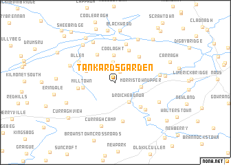 map of Tankardsgarden