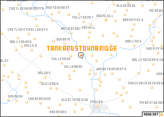 map of Tankardstown Bridge