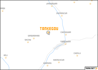 map of Tankegou