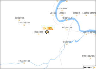 map of Tanké
