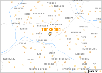 map of Tankhama