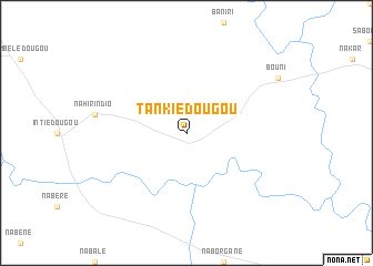 map of Tankiédougou