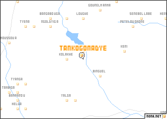 map of Tankogonadye