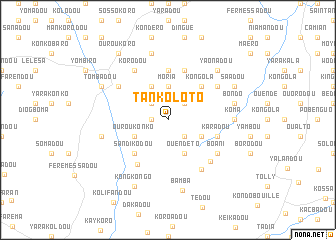 map of Tankoloto