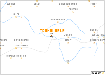 map of Tankombélé