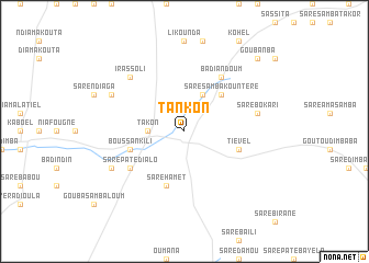 map of Tankon