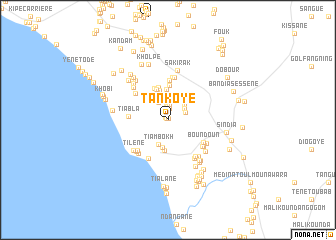 map of Tankoye