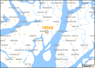 map of Tanko