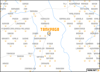 map of Tankpaga