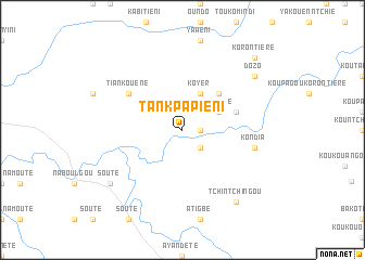 map of Tankpapiéni